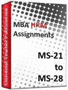 MBA HR (Ms-21 to Ms-29)