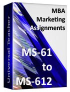 MBA Marketing (Ms-61 to 612)